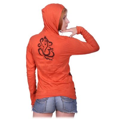 Damen Kapuzen-T-Shirt Sure Elephant Orange Thailand