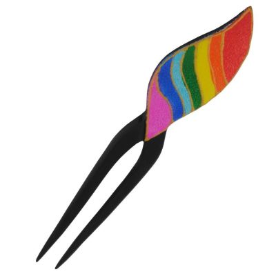 Haarnadel Rainbow stripes