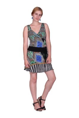 Ethno-Kleid mit breiten Trägern Yanisa Jujur | UNISIZE (equals S/M)