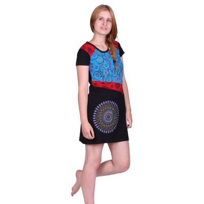 Ethnisches Kleid mit Druck und Stickerei Nagarjun Mandala Nepal