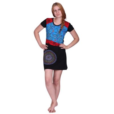 Ethnisches Kleid mit Druck und Stickerei Nagarjun Mandala Nepal