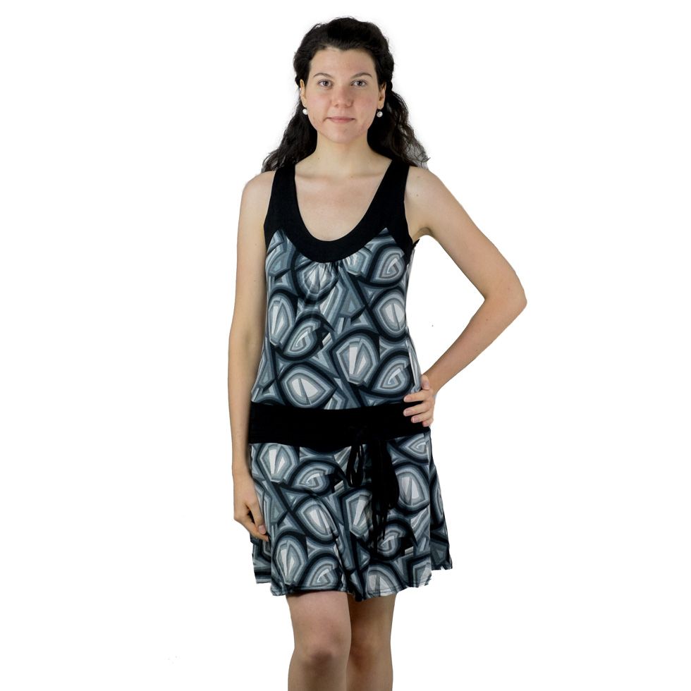 Ethno-Kleid mit breiten Trägern Yanisa Ploy Thailand