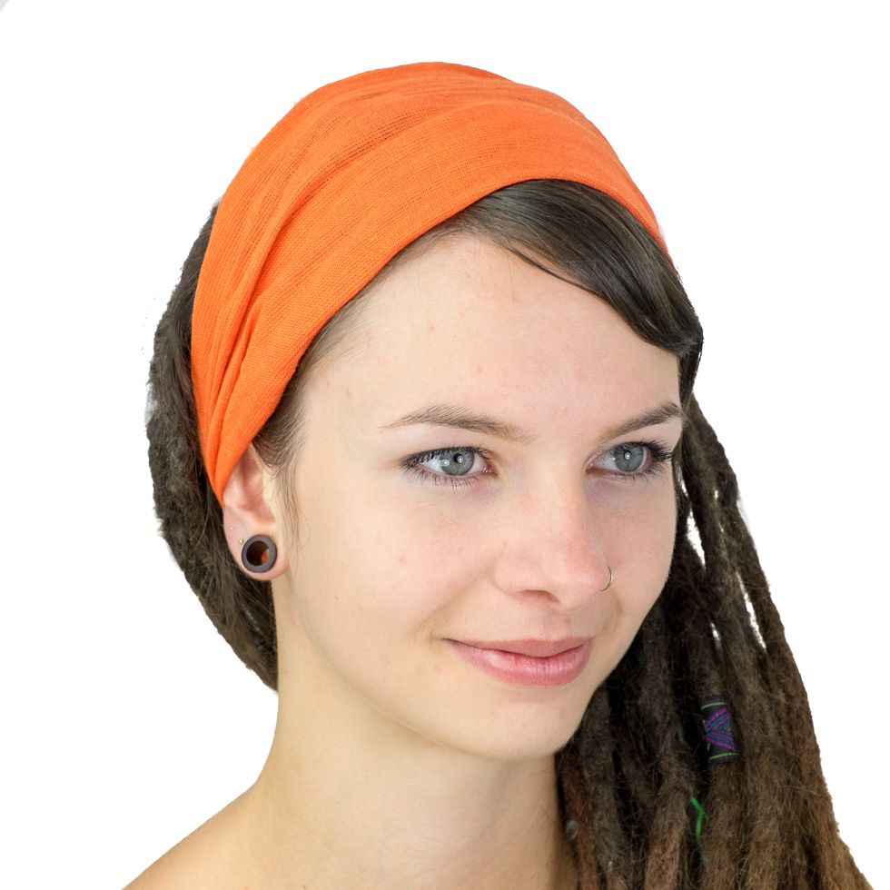 Orange Stirnband Nepal