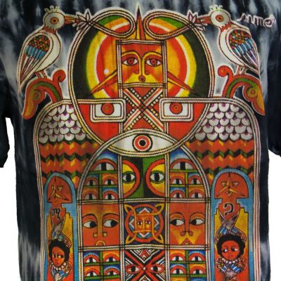 Herren Batik T-shirt Sure Aztec Day&Night Black Thailand