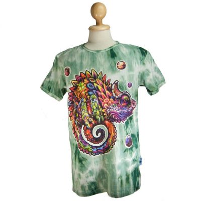 Herren Batik t-shirt Sure Chameleon Green | M, XL, XXL