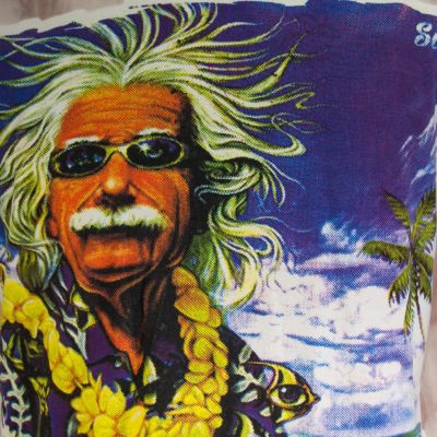 Herren Batik t-shirt Sure Einstein on Holiday Brown Thailand