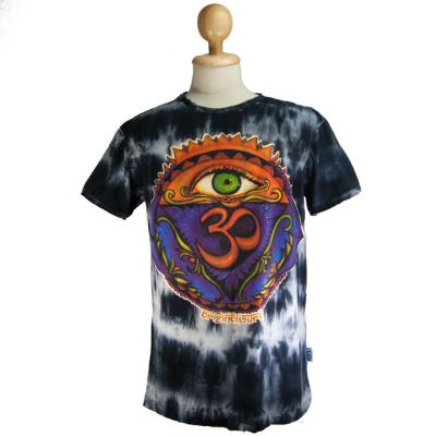 Herren Batik T--shirt Sure Third Eye Black | M, L