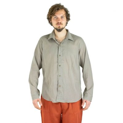 Herrenhemd mit langen Ärmeln Tombol Grey | S, M, L, XL, XXXL