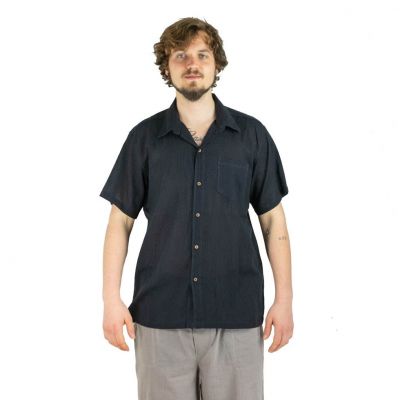 Herrenhemd mit kurzen Ärmeln Jujur Black | XL, XXL