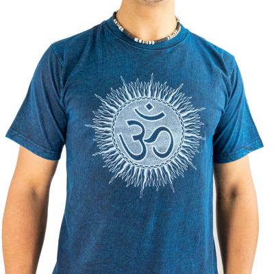 T-shirt Om Senang Blue Nepal