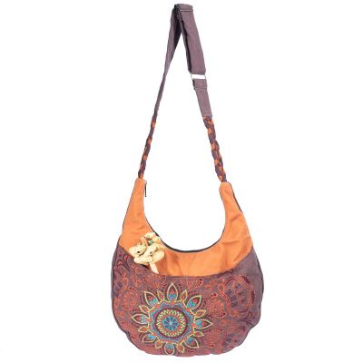 Orientalische Handtasche mit Mandala Bunga Kagum Nepal