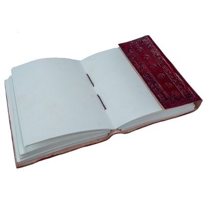 Leder-Notizbuch Buddha India