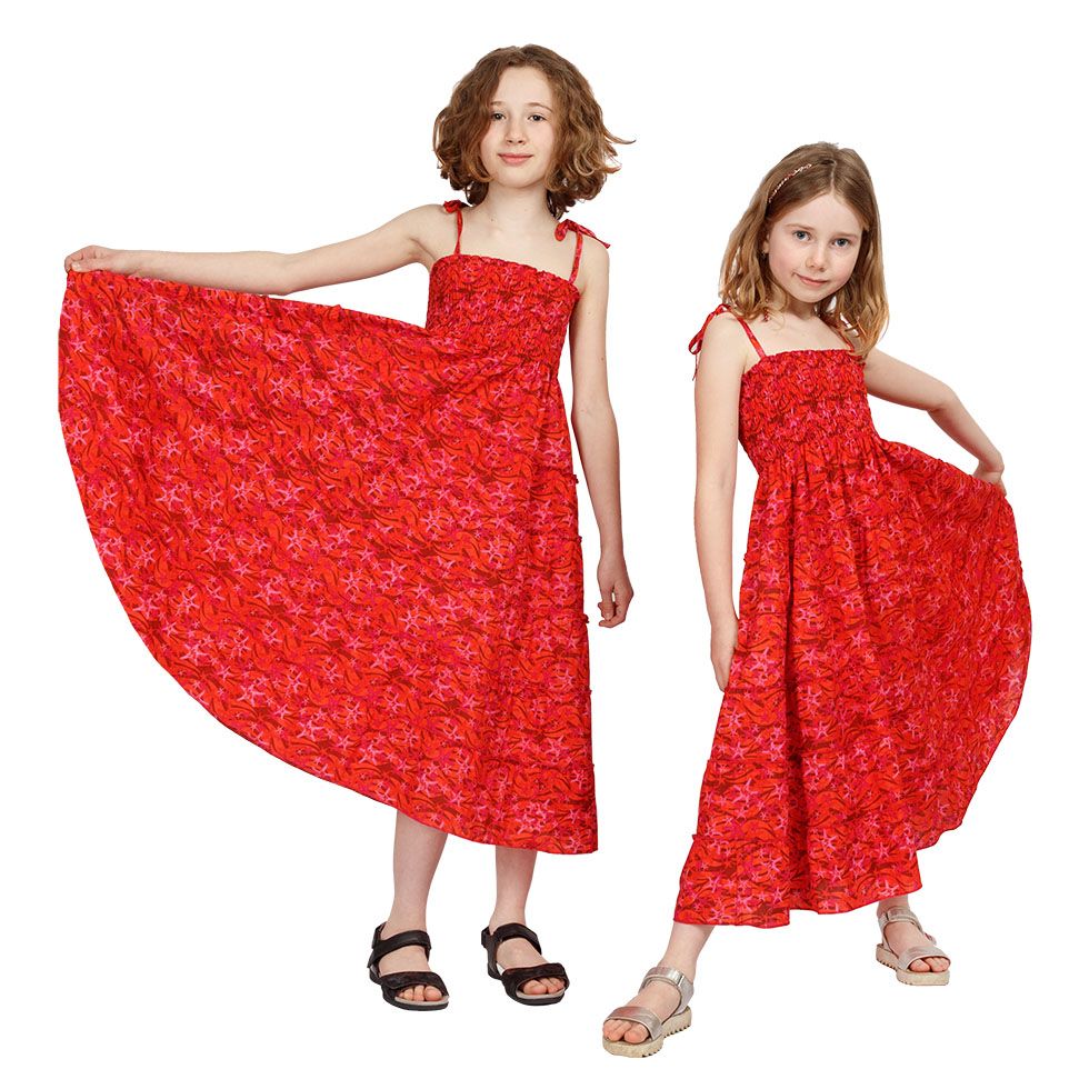 Kinderkleid Mawar Red Sea