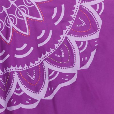 Ethno-Spitzrock mit elastischer Taille Tasnim Purple Nepal