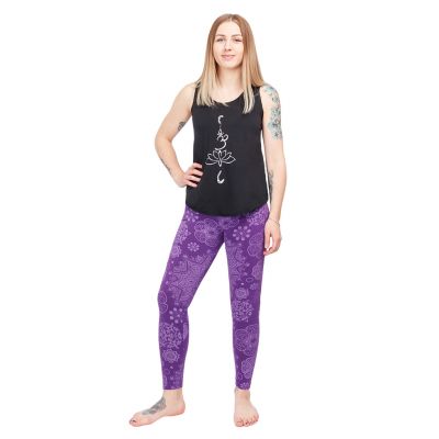 Bedruckte Leggings Mandala Purple | S/M, L/XL