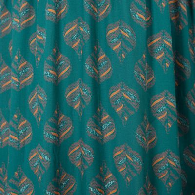 Ethno Kleid mit Kimono-Ärmeln Doralia grün India