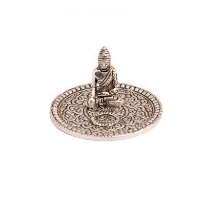 Metall-Räucherstäbchenhalter Buddha