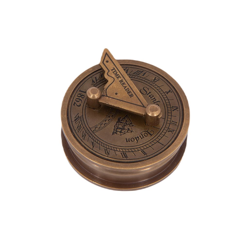Retro Messing Kompass Stanley London 1862 India