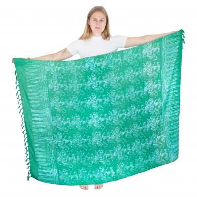 Batik sarong / pareo Ningrum Green