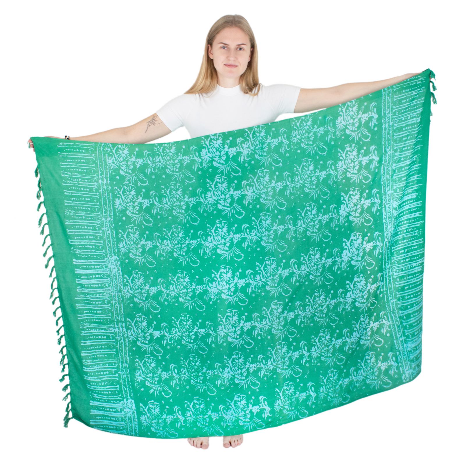 Batik sarong / pareo Ningrum Green Indonesia