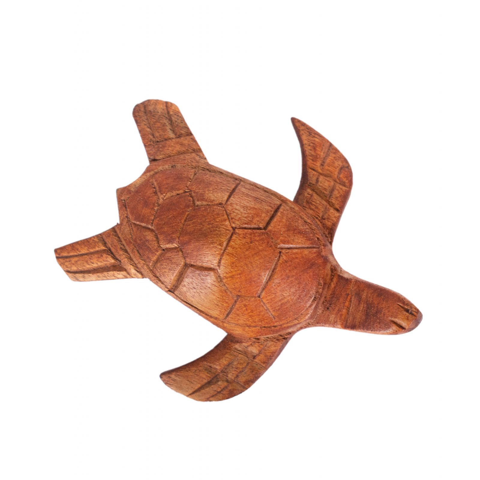 Holzfigur Kleine Wasserschildkröte Indonesia
