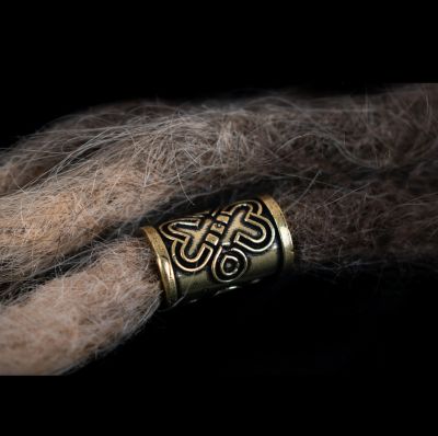 Metallperle für Dreadlocks Celtic Knot 1 India