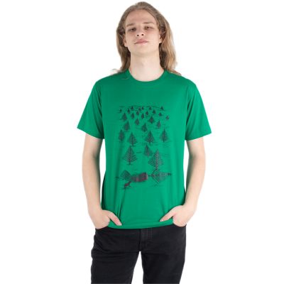 Baumwoll-T-Shirt mit Aufdruck Baum aus | M, L, XL, XXL