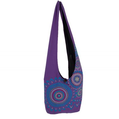 Orientalischer Beutel mit Mandala-Druck Sunita Purple