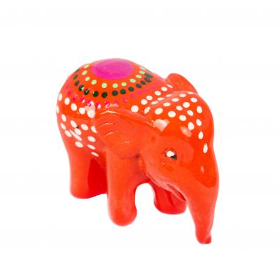 Handbemalter Elefant Kuping Jingga