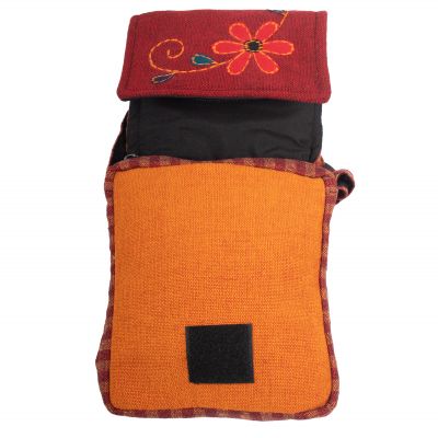 Handtasche / Dokumenten-Tasche Arianna Red Nepal