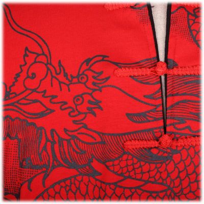 Orientalisches T-Shirt Emperor Dragon Red Thailand