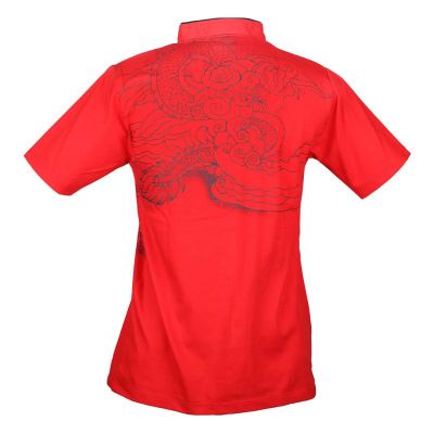 Orientalisches T-Shirt Emperor Dragon Red Thailand